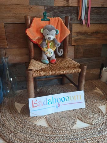 Doudou singe nicotoy tbe