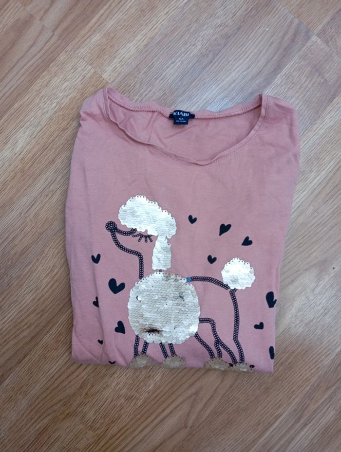 Lot vêtements 12 ans 2 tee-shirts, 1 jean et 1 pull - photo numéro 3