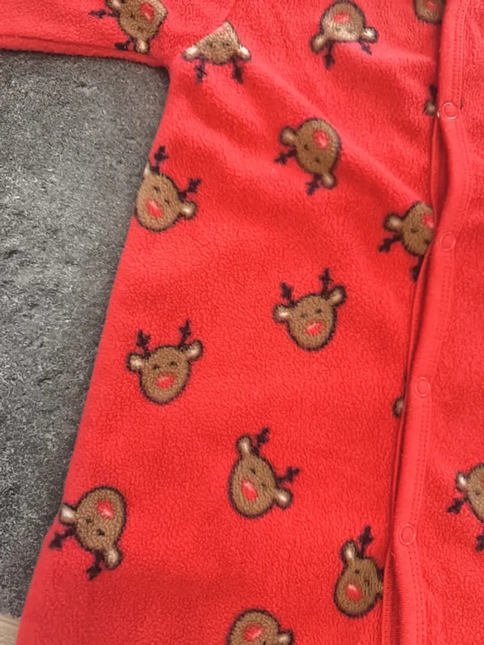 Pyjama polaire Rennes garçon 12 mois 80cm Zeeman - photo numéro 8