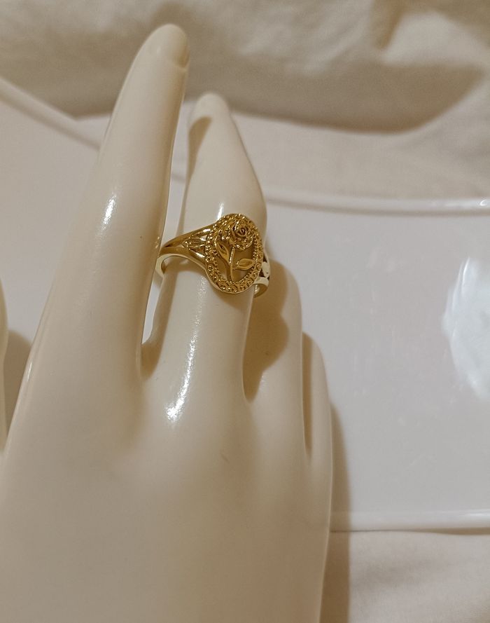 Jolie bague en cuivre doré - photo numéro 2