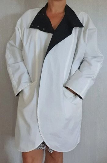 Veste réversible blanche