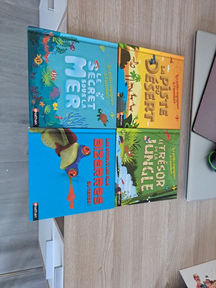 lot de 4 livres nathan