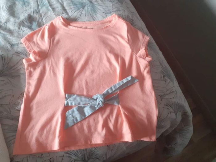 Tee shirt corail vertbaudet 6 ans tbe fille đź‘§