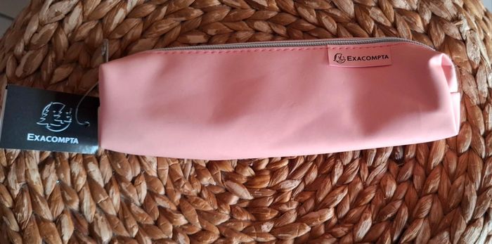 Trousse rose Exacompta neuve