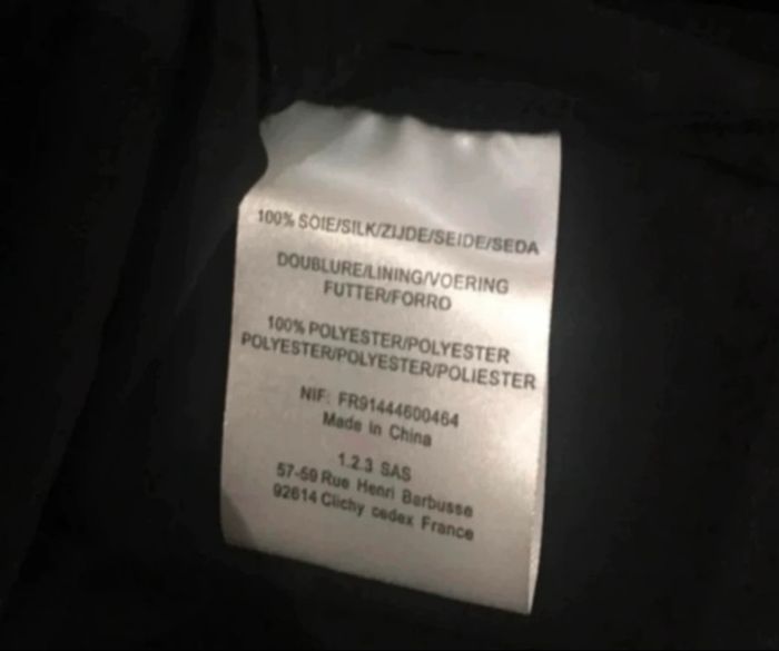 Robe longue noire 100% soie Maison 123 T36 - photo numéro 5