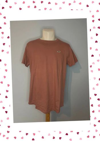 T-shirt homme Hollister vieux rose – Taille M