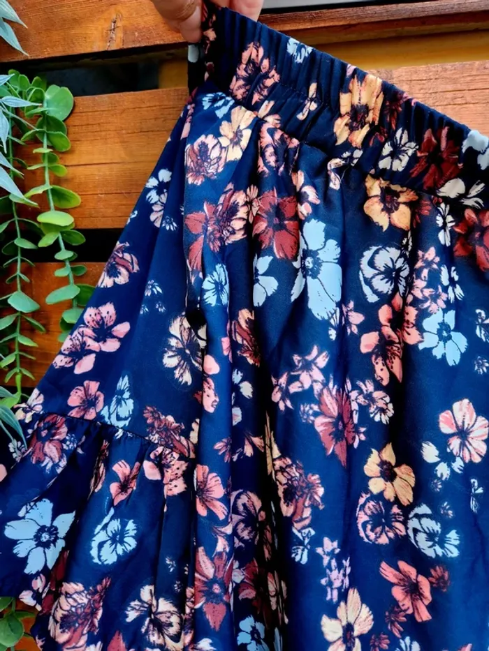 Top ARDENE épaules dénudées – Fleuri – Taille M - photo numéro 4