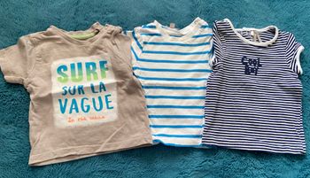 Tee-shirts manches courtes 3 mois