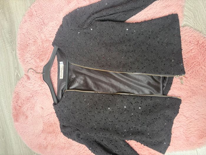 Veste sequin Femme noir S-M - photo numéro 2