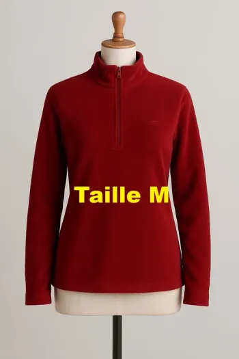 Sweat polaire bordeaux J.Jazz Taille M