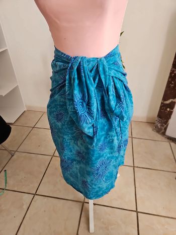 Paréo bleu