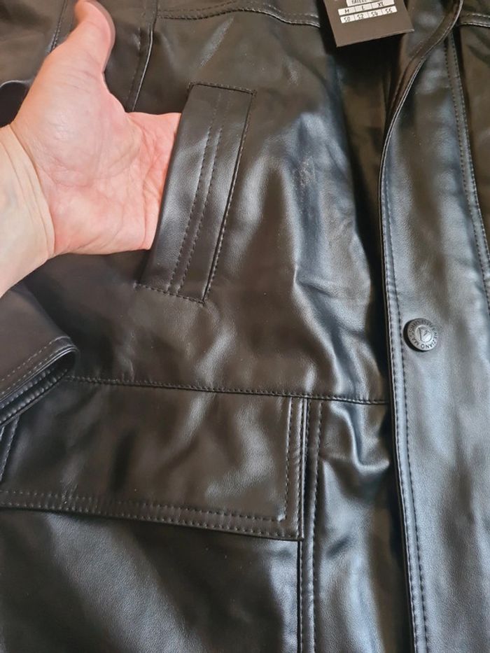Manteau xl imitation cuir - photo numéro 4