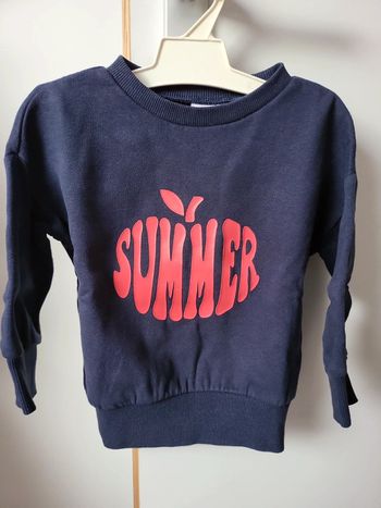 Sweat fille 2 ans tape à l'œil très bon état