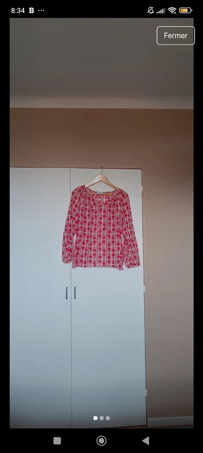 Blouse manches 3/4