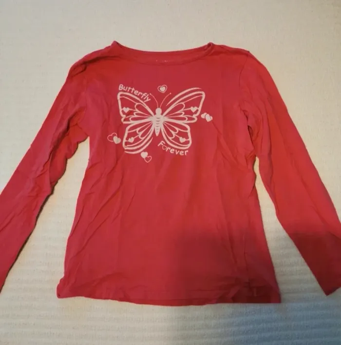 T-shirt manche longue papillon