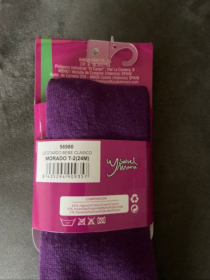 Collant violet neuf 2 ans - photo numéro 2