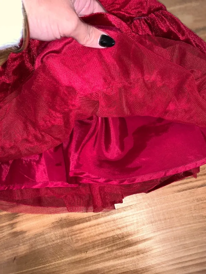Robe rouge pour noël 🎄 velours taille 12/18 mois - photo numéro 6
