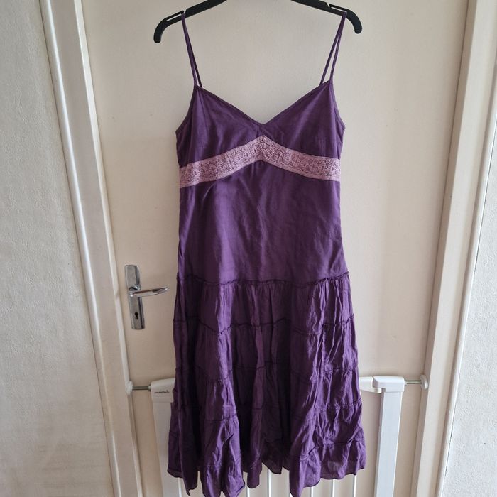 T40 robe longue violette