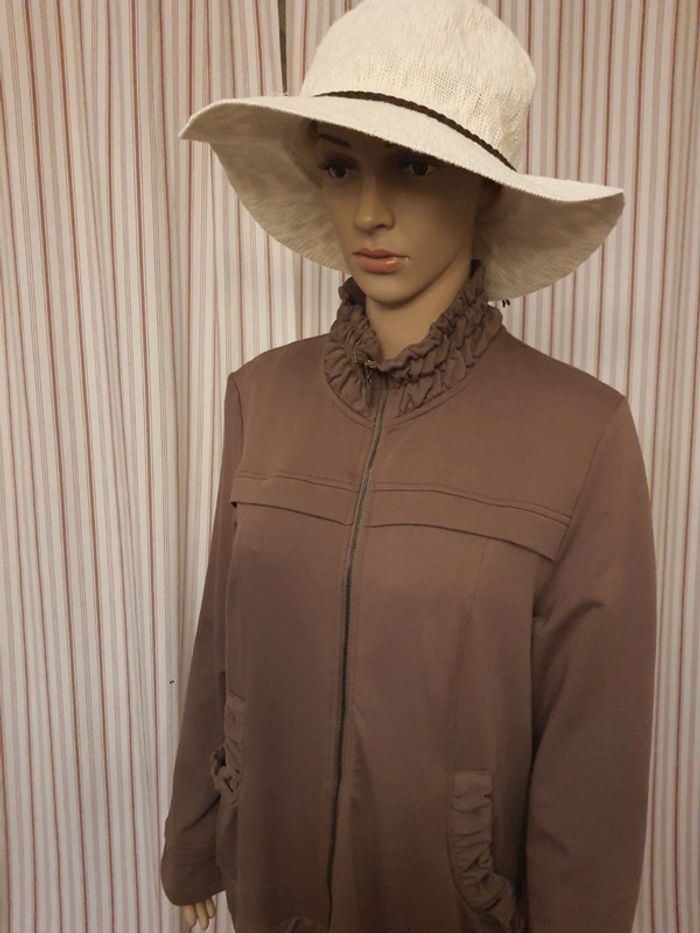 Pardessus Areline marron taille 4 (fr 42) neuf - photo numéro 7