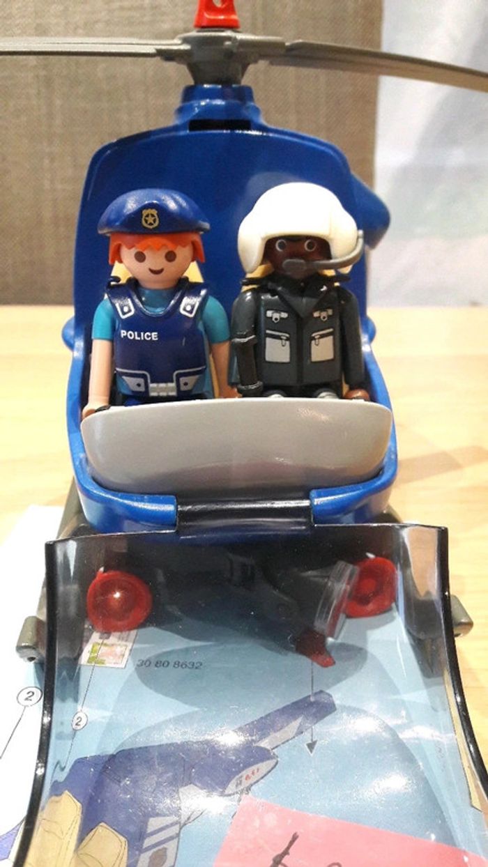 Hélicoptère de police playmobil - photo numéro 3