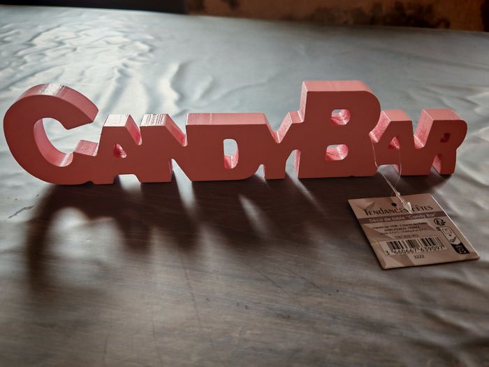 CandyBar rose clair