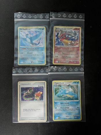 Lot carte Pokémon rares diamant et perle et noir et blanc