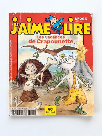 Livre j’aime lire numéro 295 : Les vacances de Crapounette