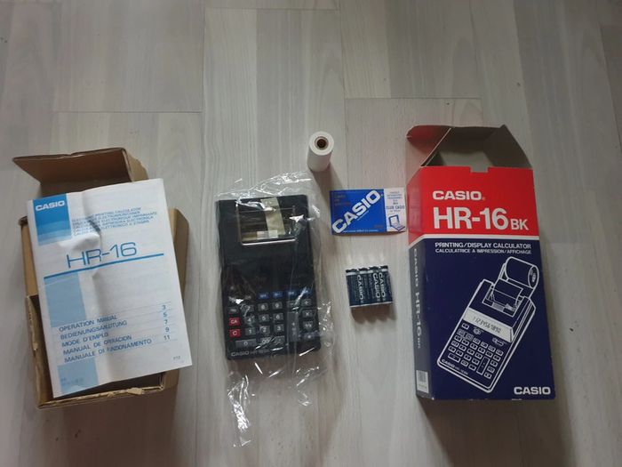 Magnifique calculette imprimante casio neuve ancienne vintage