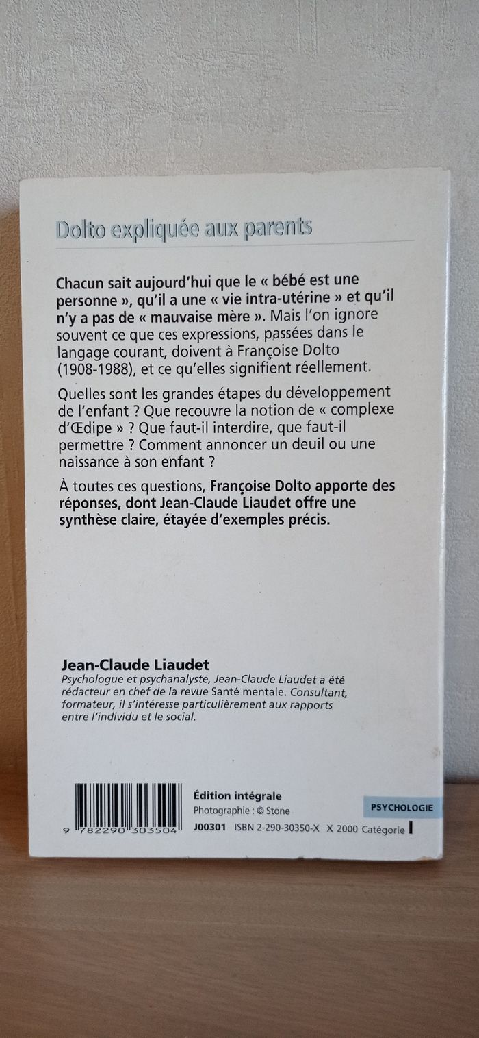 Livre sur l'éducation : Dolto expliquée aux parents - photo numéro 2