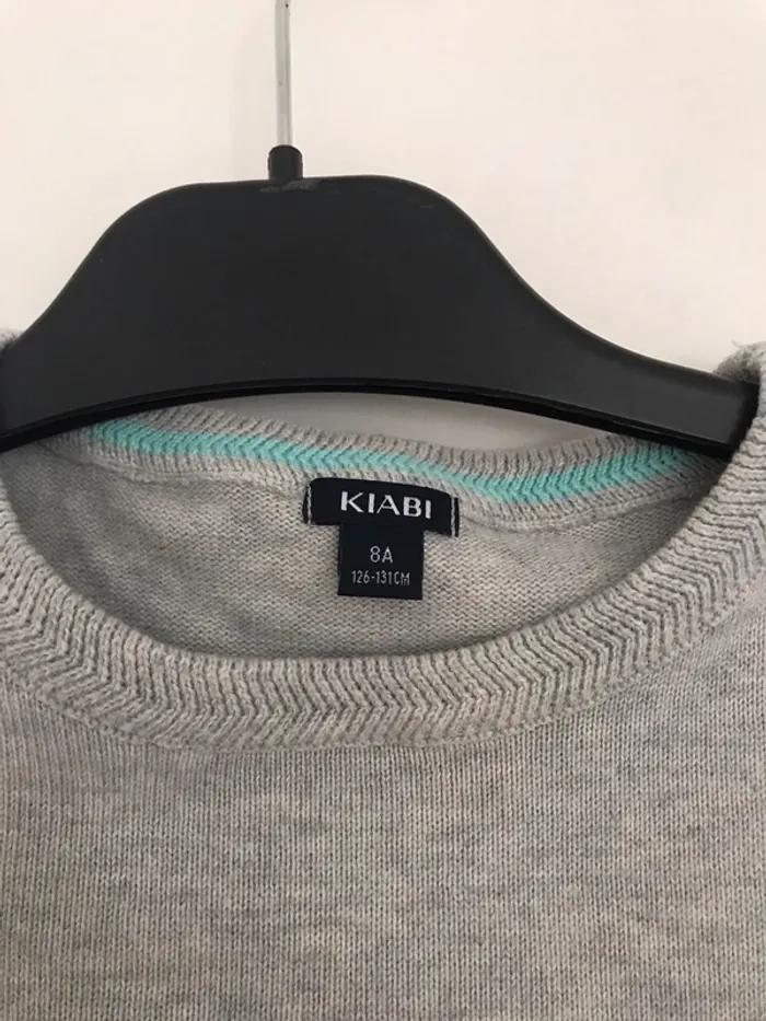 Pull gris Clair - photo numéro 2