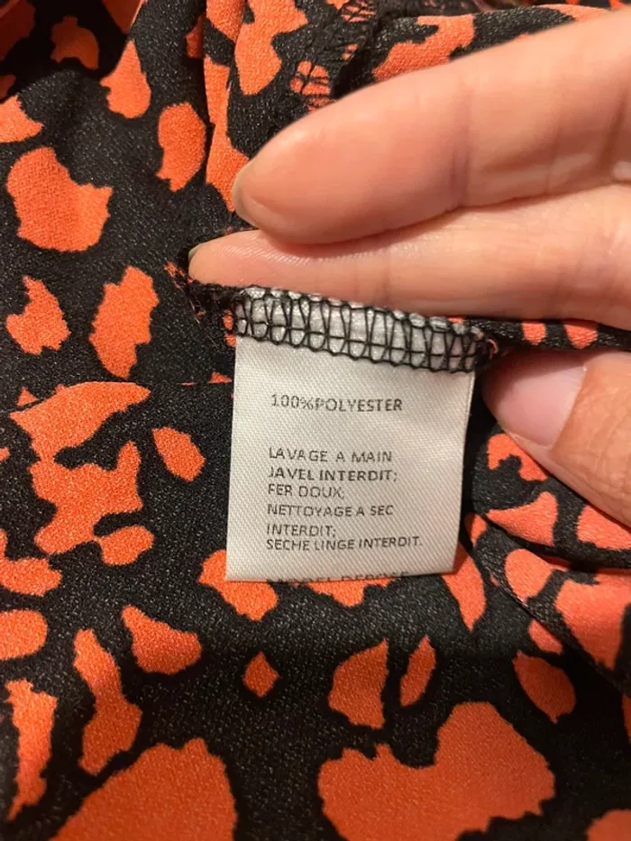 Blouse Vera & Lucy - Neuf - Imprimé léopard rouge/noir - Taille S 🐆 - photo numéro 7