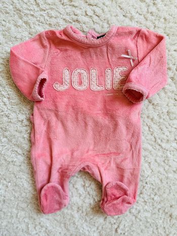 Pijama "Jolie comme un coeur" 1 mois