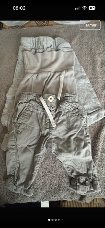 Lot de 3 pantalons 