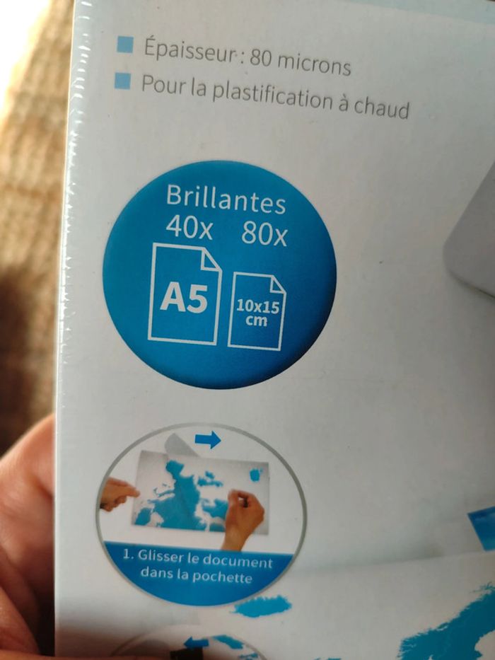 Feuille plastification A5 - photo numéro 2