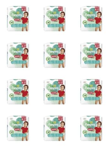 Lot de  288 Couches  Pampers Harmonie 4 - 8 kg Taille 6 Neuf