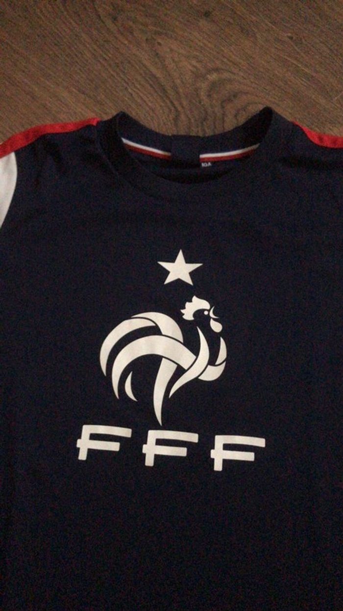 Tee-shirt supporter équipe de France 10 ans - photo numéro 2
