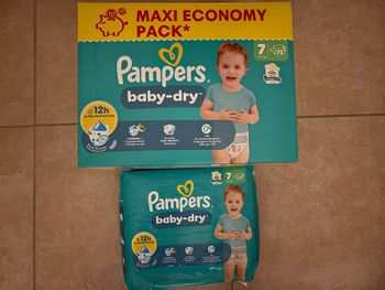 Couches Pampers Taille 7 Neuf