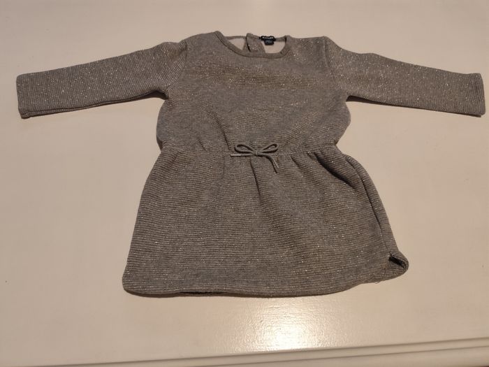 Robe grise bébé fille 12 mois Kiabi