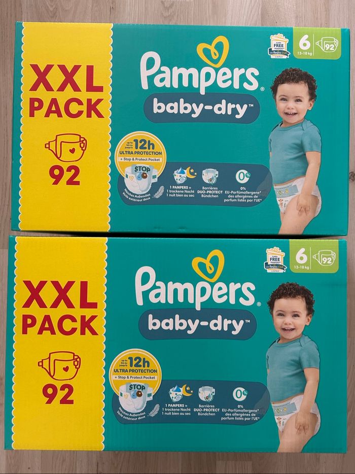 Pampers taille 6