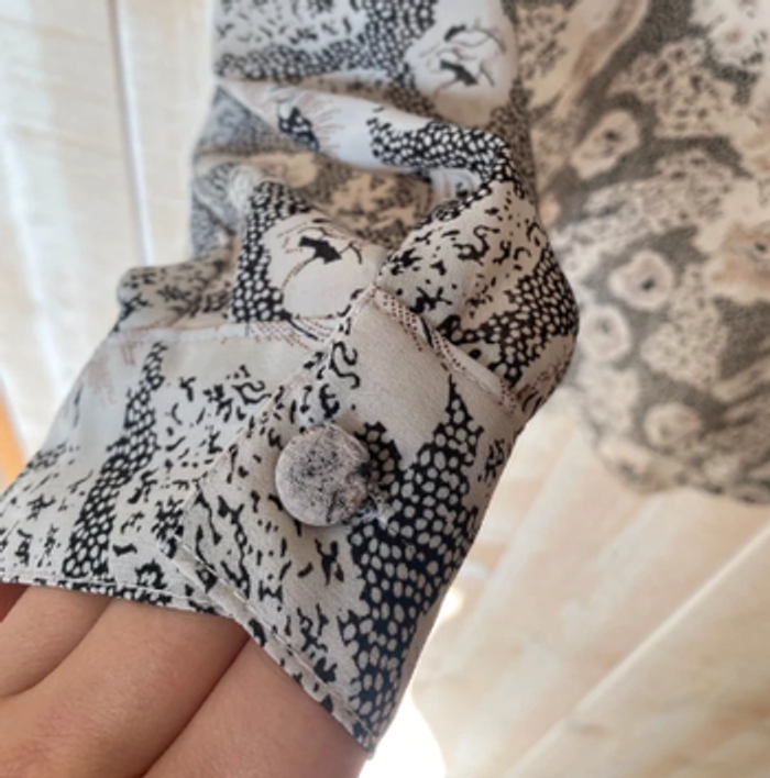 Chemise Dechang vintage à motifs floraux - photo numéro 5