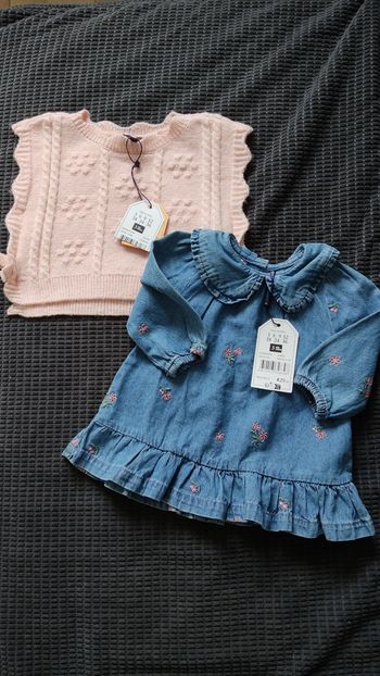 Ensemble bébé fille 3 mois, sergent major