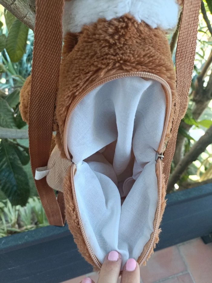 Peluche chien sac à dos pour la rentrée scolaire maternelle de marque Roda - photo numéro 5