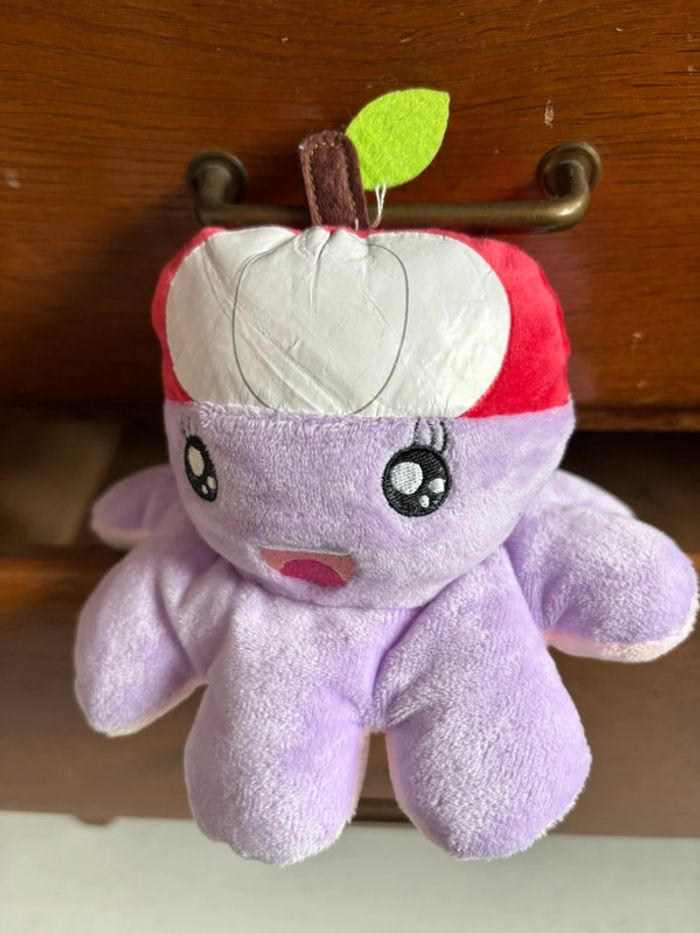 Peluche réversible méduse pieuvre