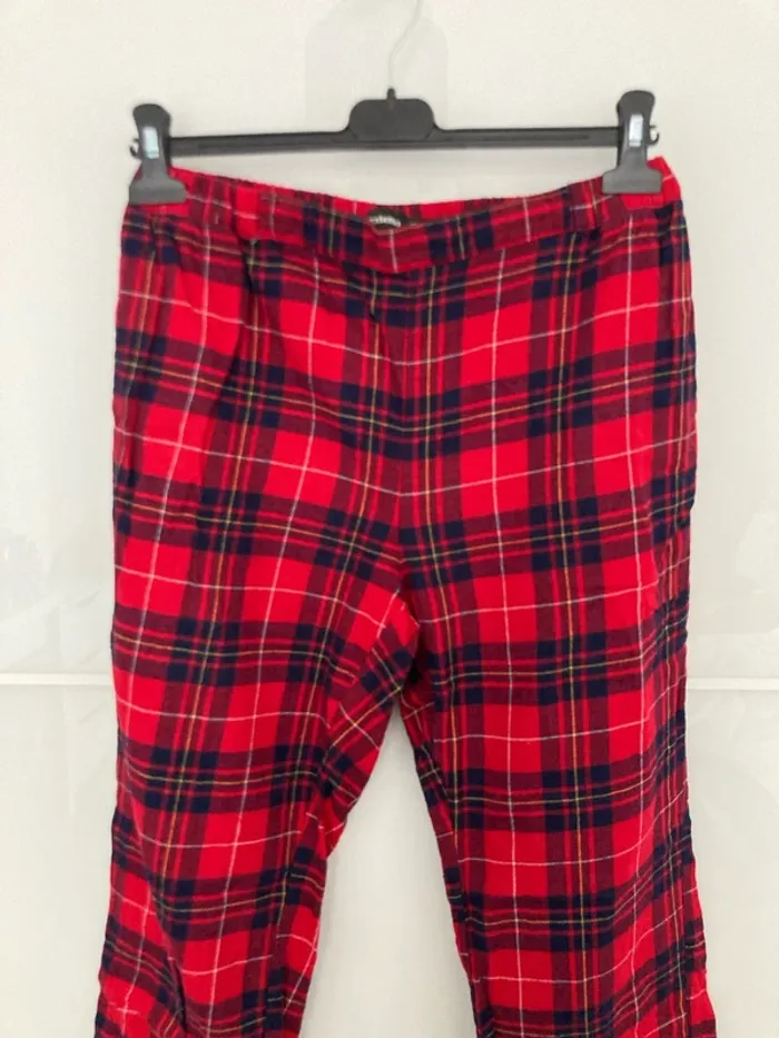Ensemble pyjama rouge à carreaux noël - photo numéro 7