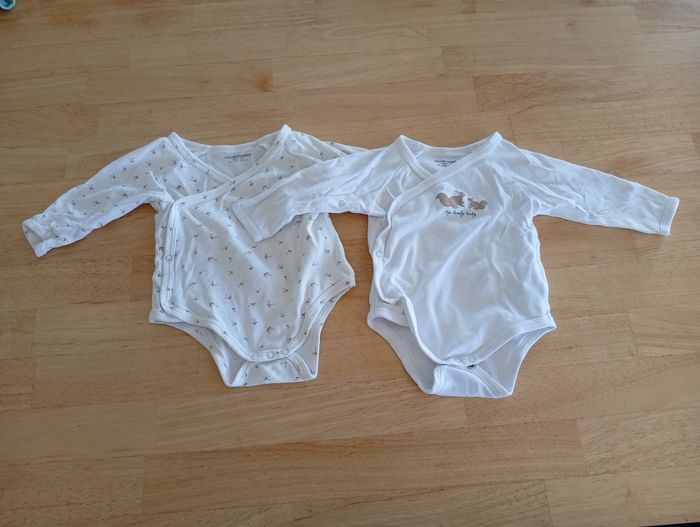 Bodies Manches Longues Vertbaudet Fille 6 Mois - photo numéro 1