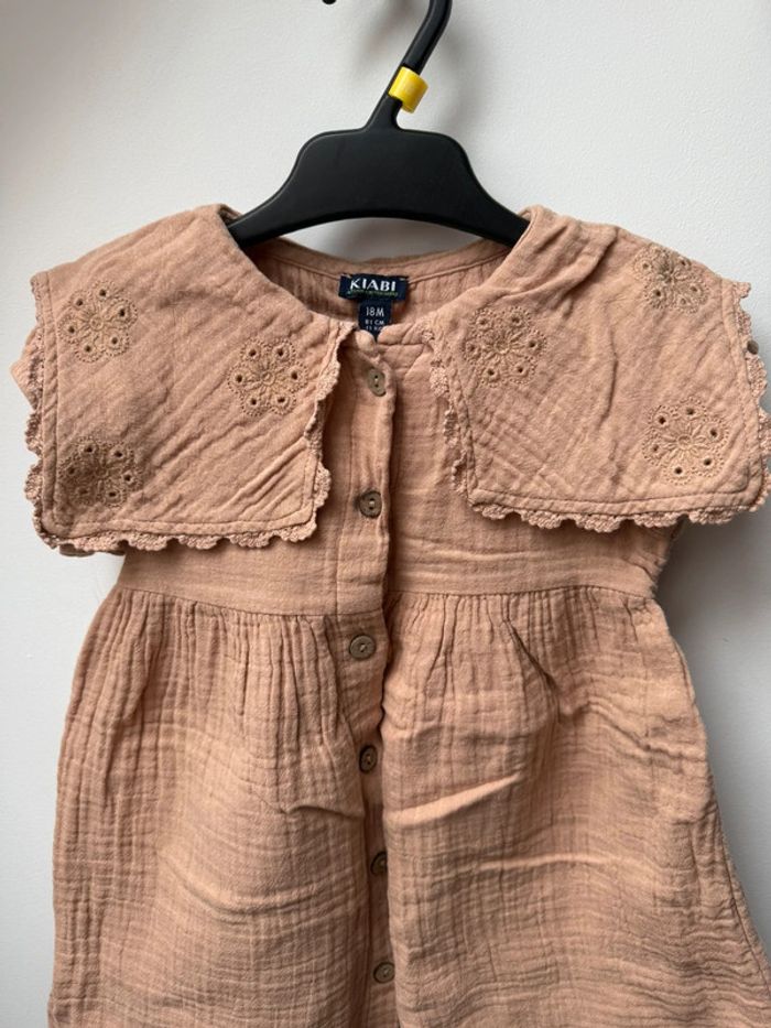 Robe à col brodé 18 mois