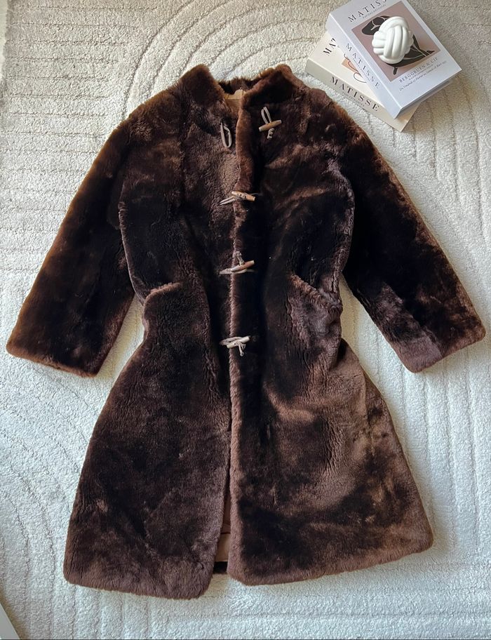 Manteau à fourrure femme