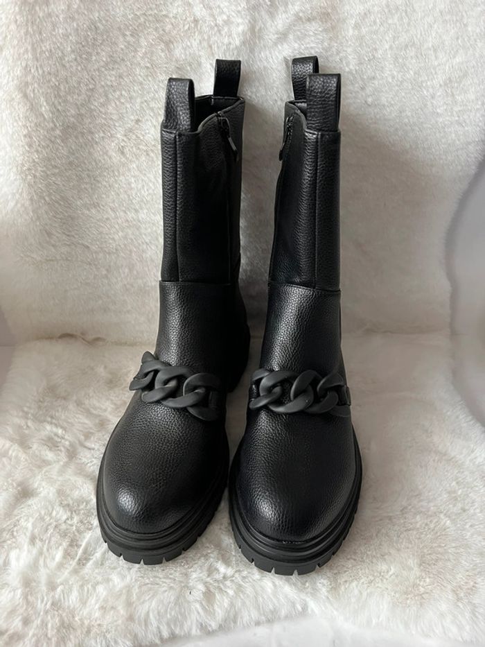 Bottines noires oxmox 40 - photo numéro 2