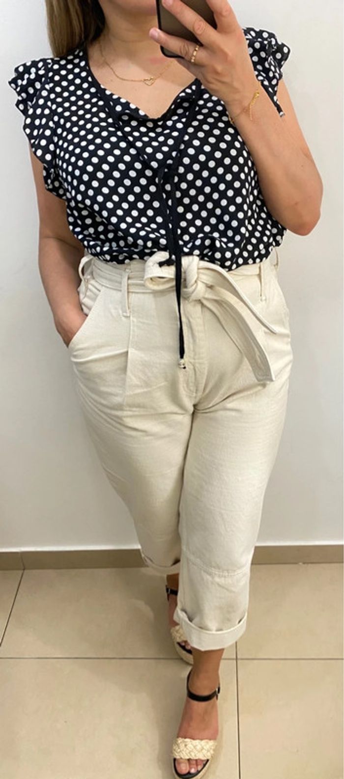 Blouse a pois - photo numéro 4