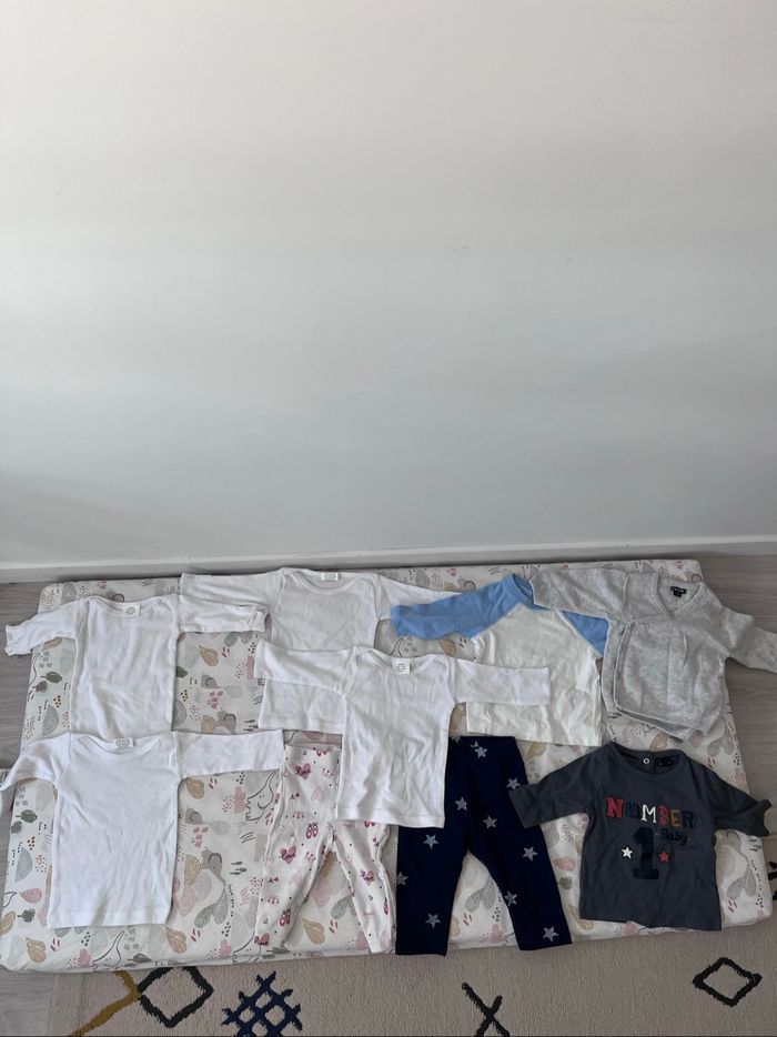 Lot vêtements bébé garçon